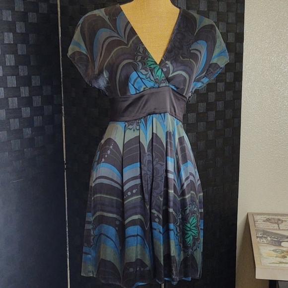 Express Dresses & Skirts - Amazing!! Silk Colorful Express Dress